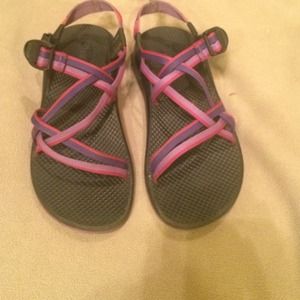 Women's purple chacos!