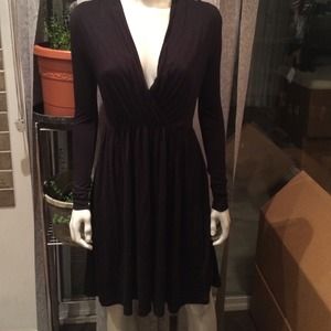 Forever 21 Black Wrap Dress