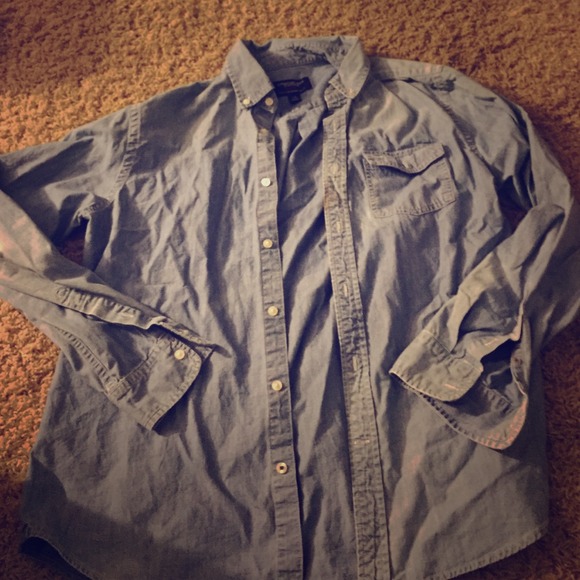American eagle Jean button up size small