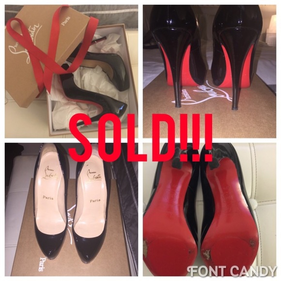 ❌SOLD!!❌CHRISTIAN LOUBOUTIN ROLANDOS SIZE 37.5 - Picture 1 of 4