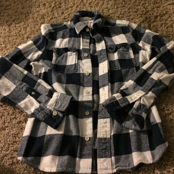 Abercrombie and Fitch youth large flannel