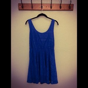 Cobalt Blue Lace Dress