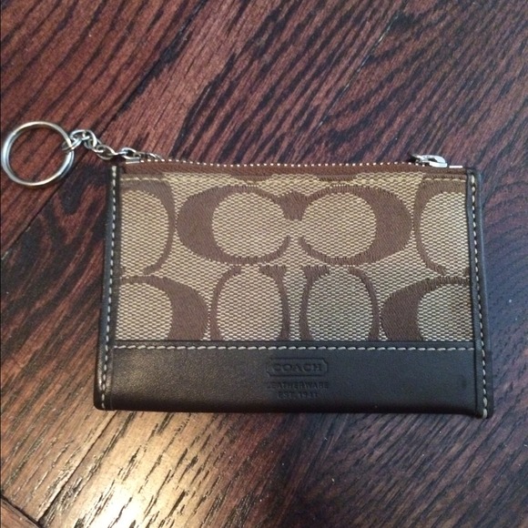 COACH coin purse key chain
