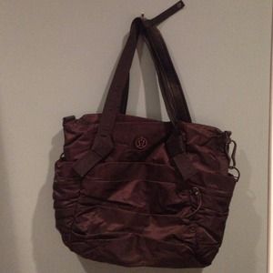 Lululemon Fast In Flight Black Tote Workout Bag