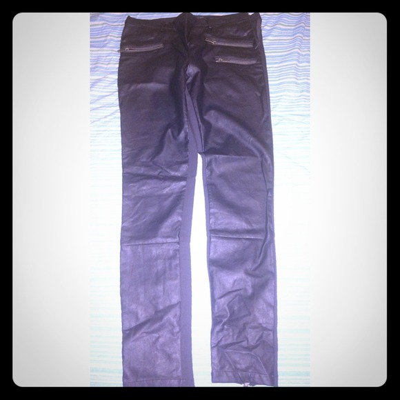 Zara Faux leather pants