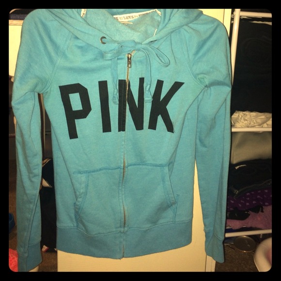 Blue Victoria secret zip up