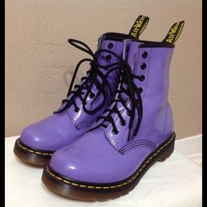 Purple Dr. Martens