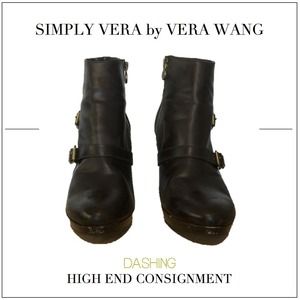 Simply Vera, Vera Wang Brown Ankle Boots