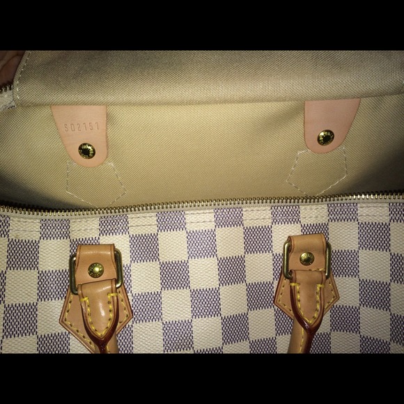 SOLD! Louis Vuitton Speedy 35 DA - Picture 3 of 4