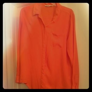 Orange blouse