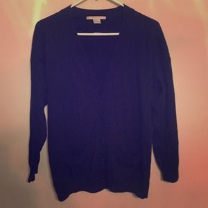 Black cardigan sweater