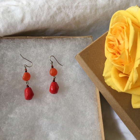 Tribal beaded Earrings - Picture 1 of 2