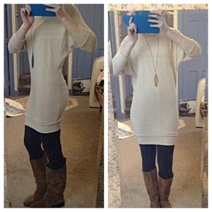 Sweater Dress from Urban Outfitters. Cozy&&Sexy!!
