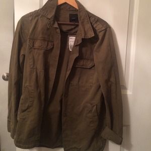 Green army jacket