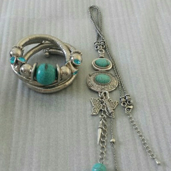 nuce  Jewelry - Matching bracelet and long neckalce