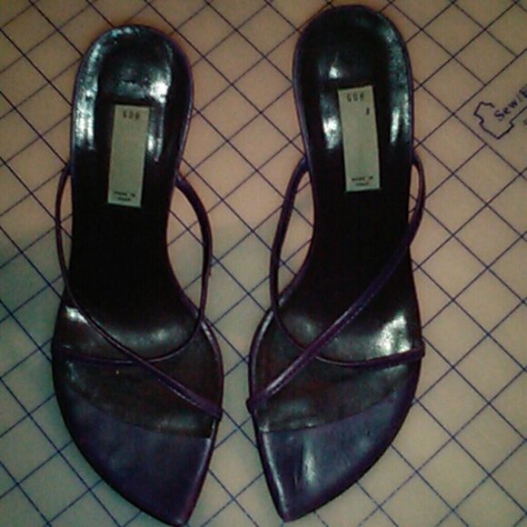 Purple leather shoes - Picture 1 of 4