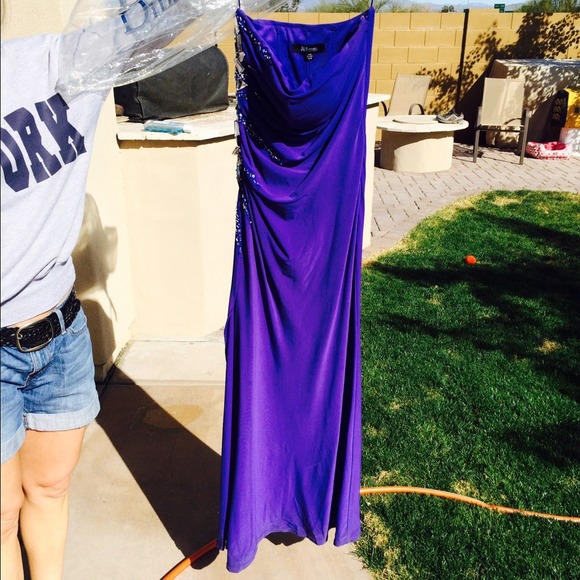 Purple prom dress!