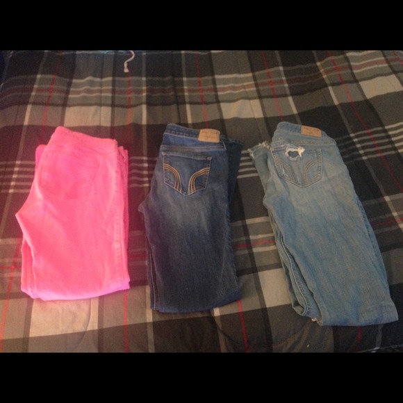 Hollister jeans. 3 set