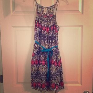 Aztec print dress