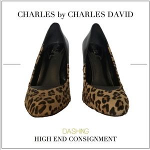 Charles by Charles David Leopard Pumps