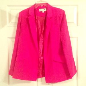Hot pink blazer
