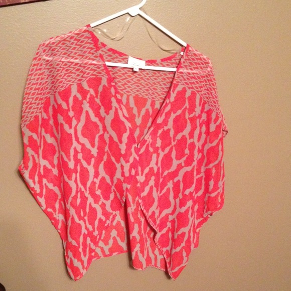 Tops - Coral kimono