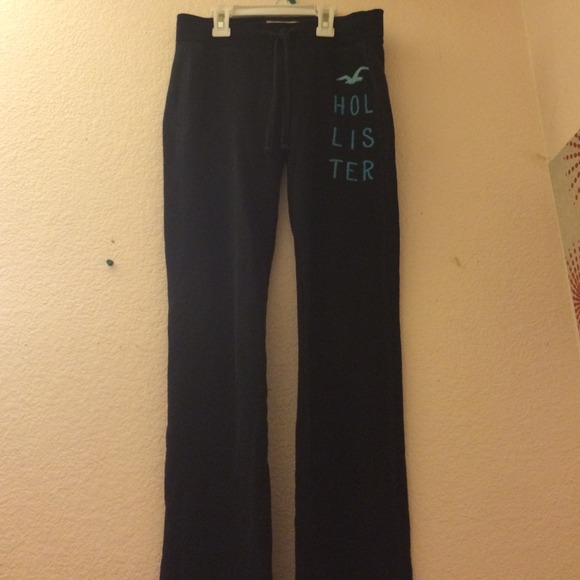 Blue Hollister skinny sweats