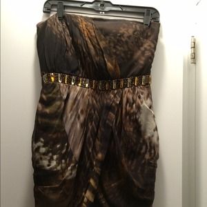 Jeweled cocktail dress