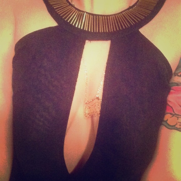 Long black splice maxi!