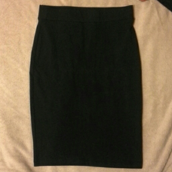 Black Bodycon Pencil Skirt
