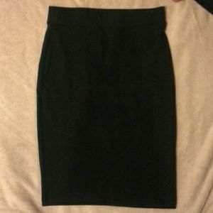 Black Bodycon Pencil Skirt