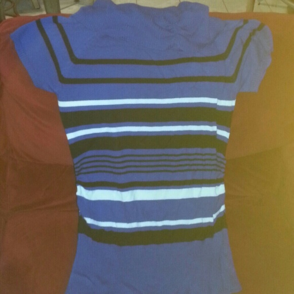 Blue/black/white stripped sweater