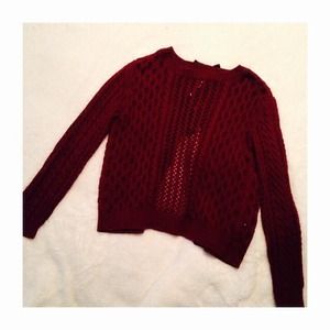 NOT FOR SALE !! Maroon sweater,