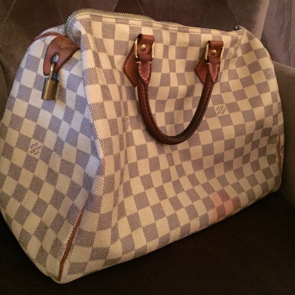 Louis Vuitton Speedy Damier Azur Authentic Purse - Picture 1 of 4
