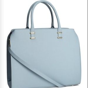 Denim baby blue handbag