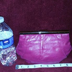 Banana Republic Fushia/Pink Clutch