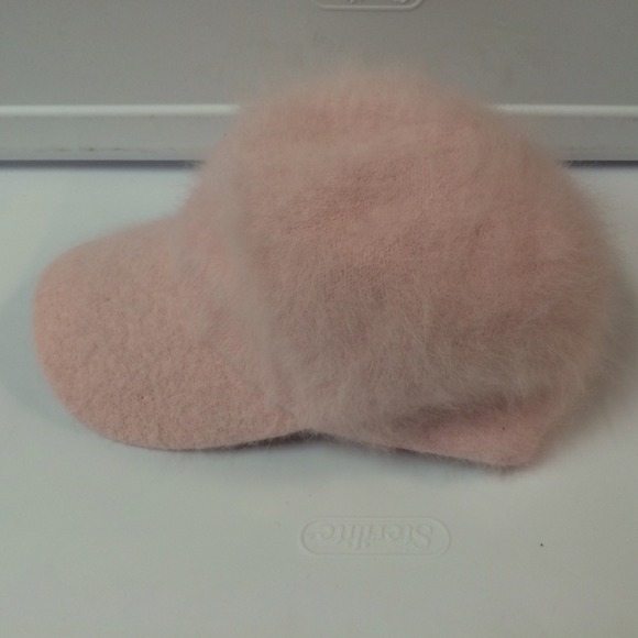 Vintage Pink Fuzzy SnapBack Baseball Hat - Picture 2 of 3