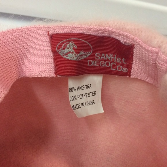 Vintage Pink Fuzzy SnapBack Baseball Hat - Picture 3 of 3