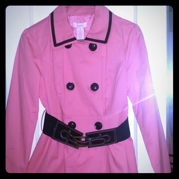 Pink Candies Trench Coat