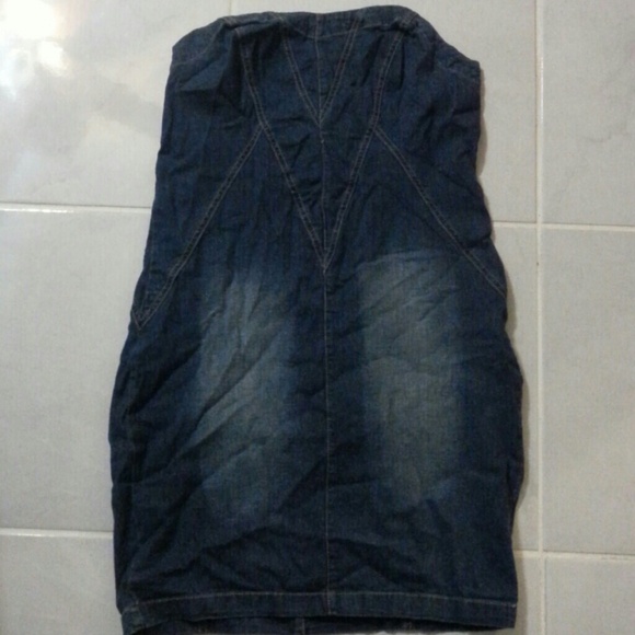 Blue jean bodycon  dress