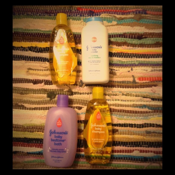 Unopened, Johnson and Johnson bath products