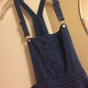 Topshop overall dress