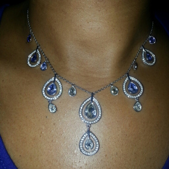 Swarovski crystals necklace. .Gorgeous piece