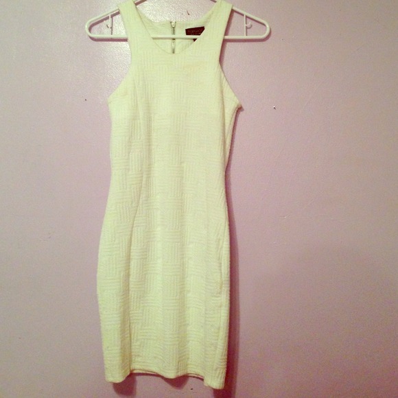 Top shop white bodycon
