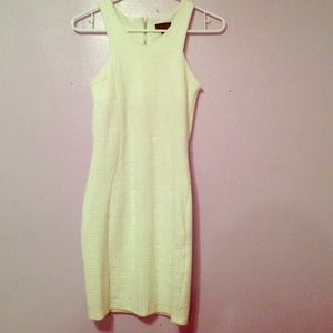 Top shop white bodycon