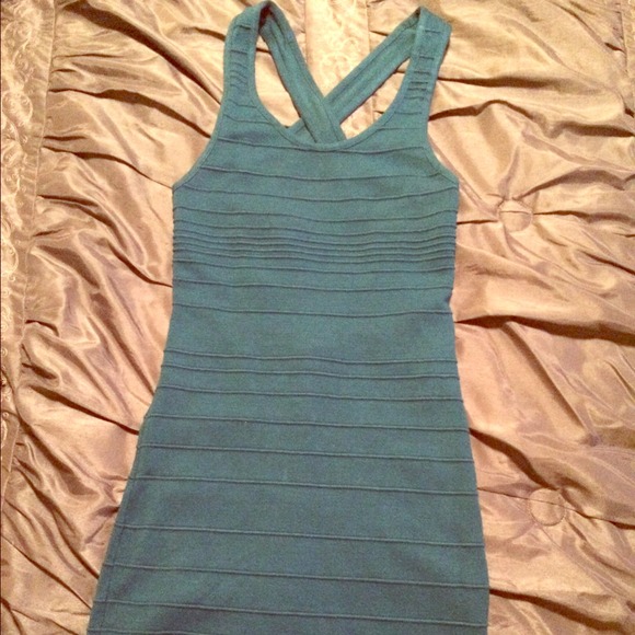 Forever 21 Aqua green dress - Picture 1 of 3