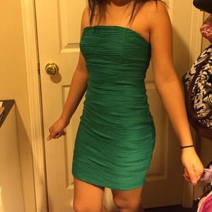 Forever21 green dress.