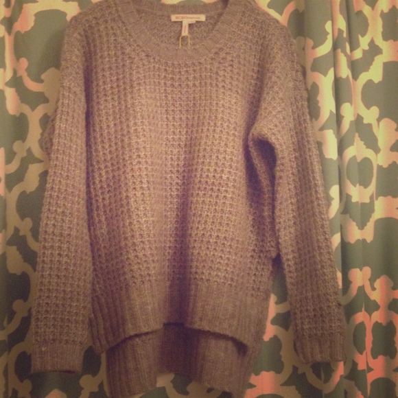 Brand new BCBG waffle stitch oversized sweater