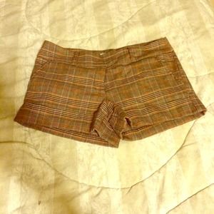 ‼️SALE‼️ TODAY ONLY Cute & Sexy Plaid Brown Shorts