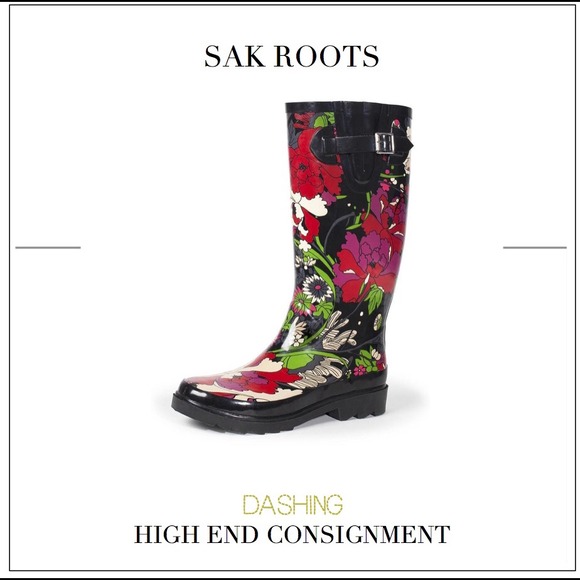 Sold on Tradesy Sakroots Vegan Rain Boots - Picture 1 of 3